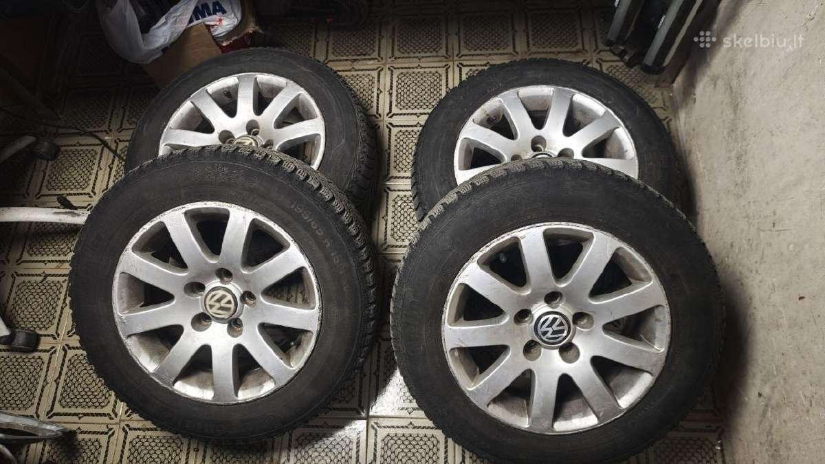 Lieti ratlankiai su padangomis VW