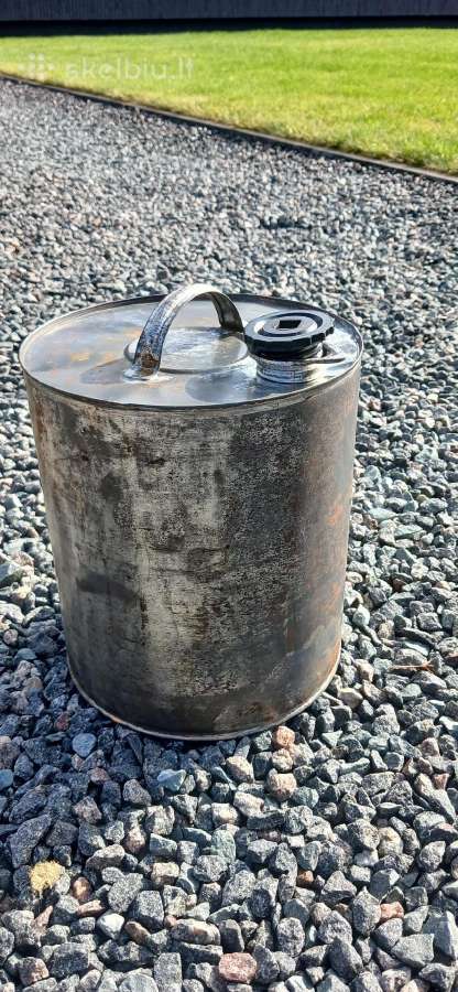 Bakas 10 l metalinis kurui ar alyvai - nuotraukos Nr. 5
