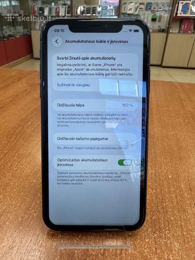 Apple iPhone 11 128 GB (naudotas) - nuotraukos Nr. 2