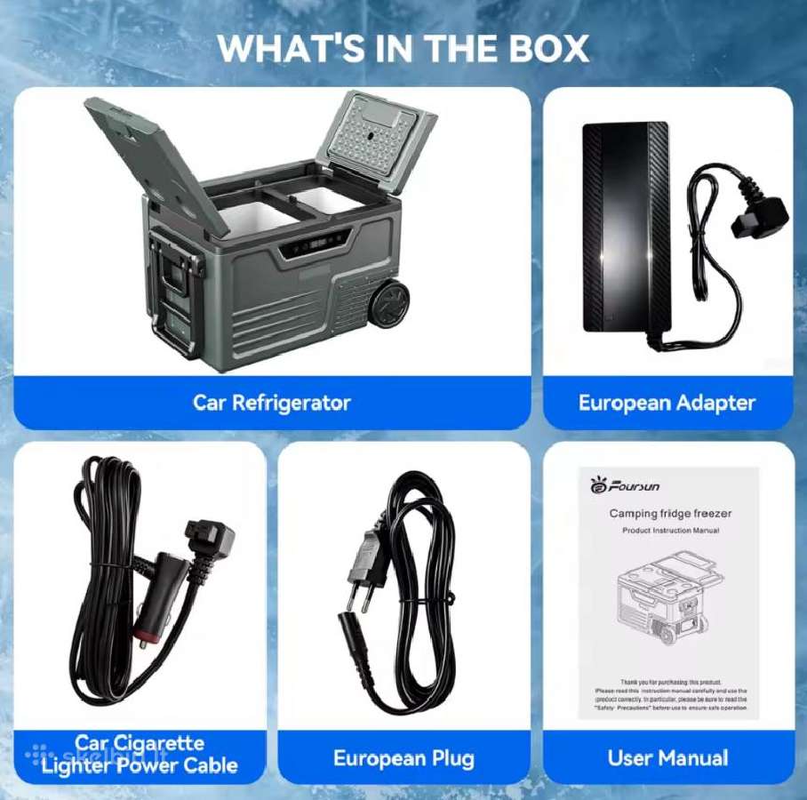 Foursun 48 litrų dviejų zonų su Bluetooth - nuotraukos Nr. 9