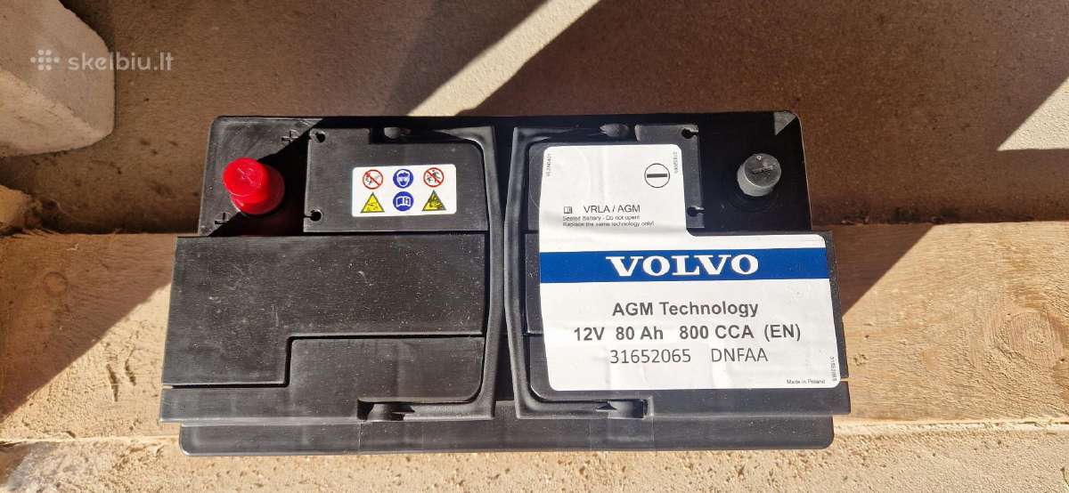 Akumuliatorius agm Volvo