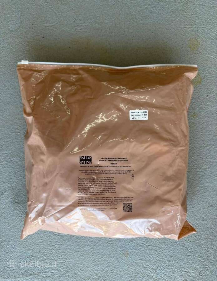 UK (4000kcal) mre ir Usa mre