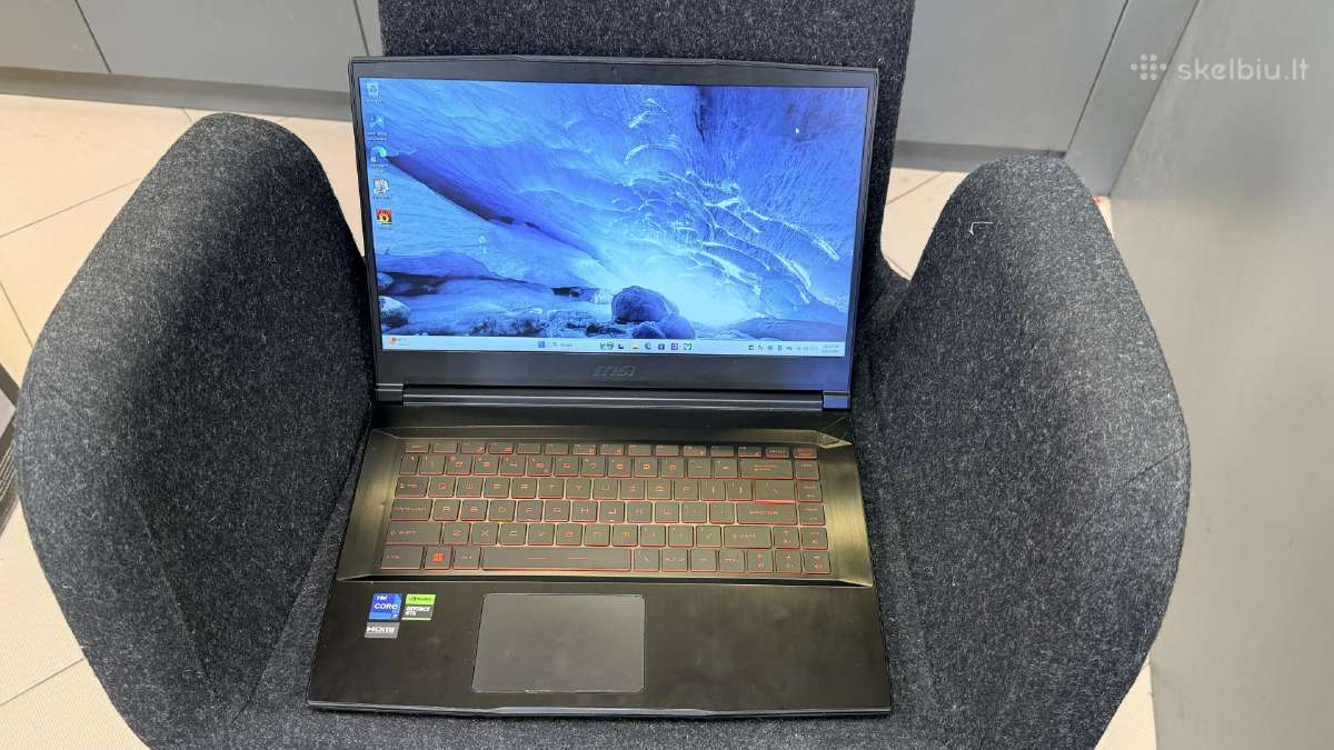 Msi Thin Gf63 kompiuteris su garantija