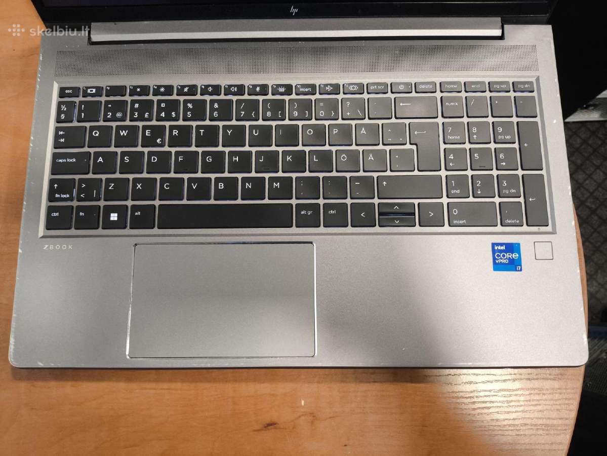 Hp i7-11850h 32gb 512gb Rtx A2000 4gb 33% C Grade - nuotraukos Nr. 2