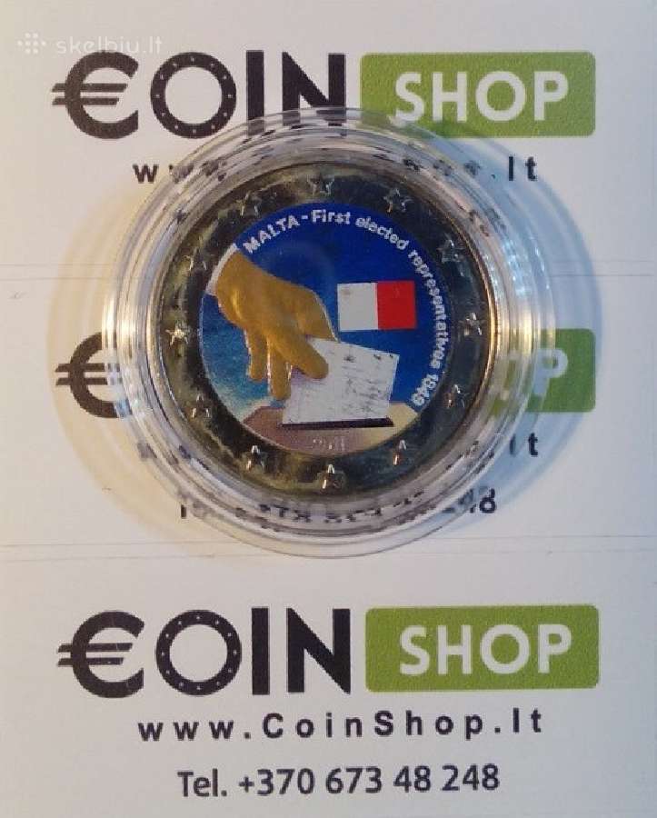 Malta spalvotos euro monetos