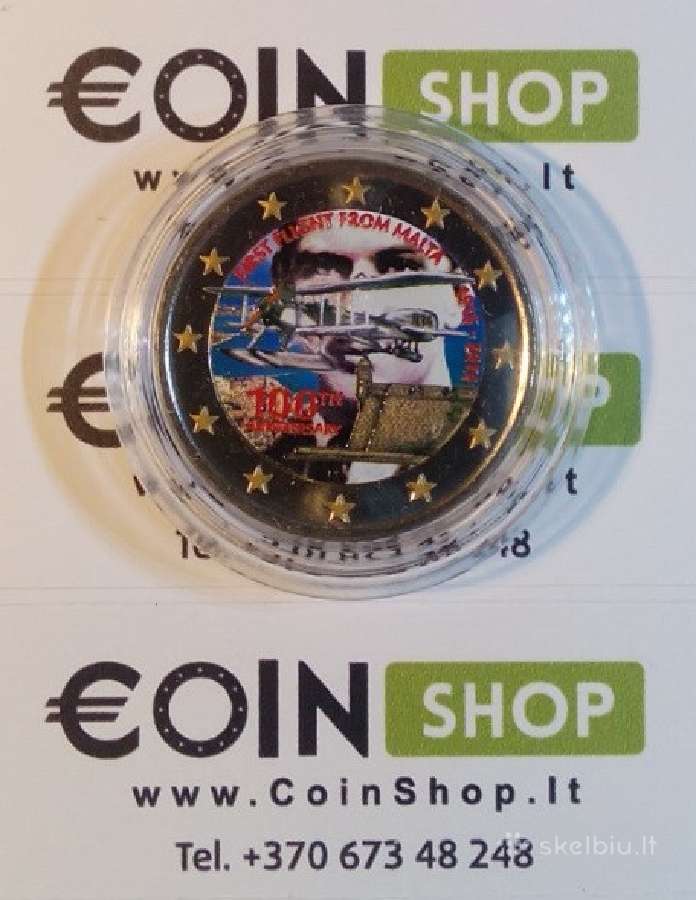 Malta spalvotos euro monetos - nuotraukos Nr. 5