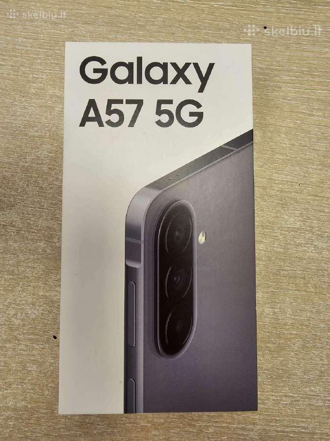 Naujas A57 5G 256gb. Garantija 2metai. 380e.