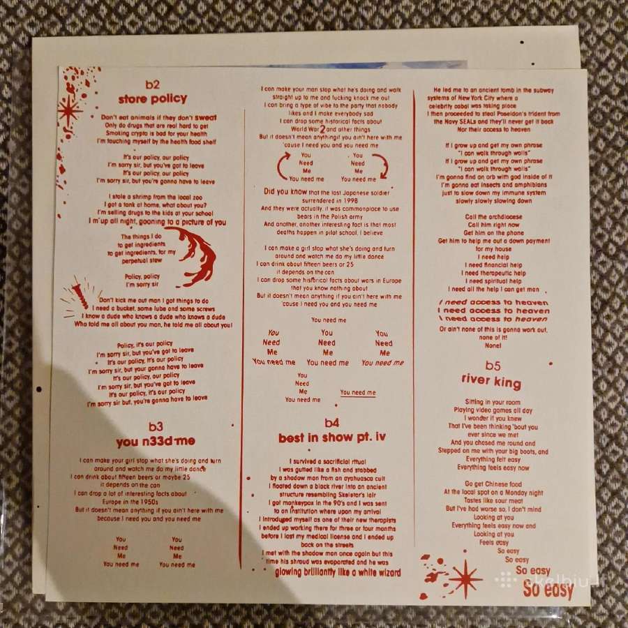 Viagra Boys - Viagr Aboys / Vinyl Lp on Transparen - nuotraukos Nr. 6