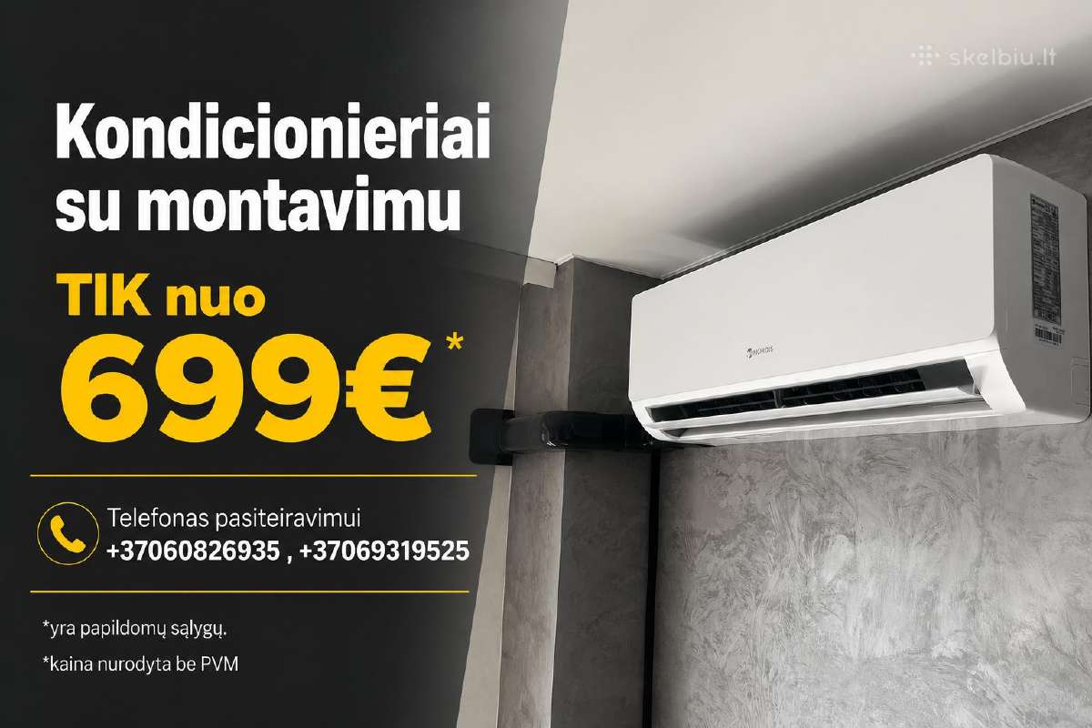 Kondicionieriai 699€