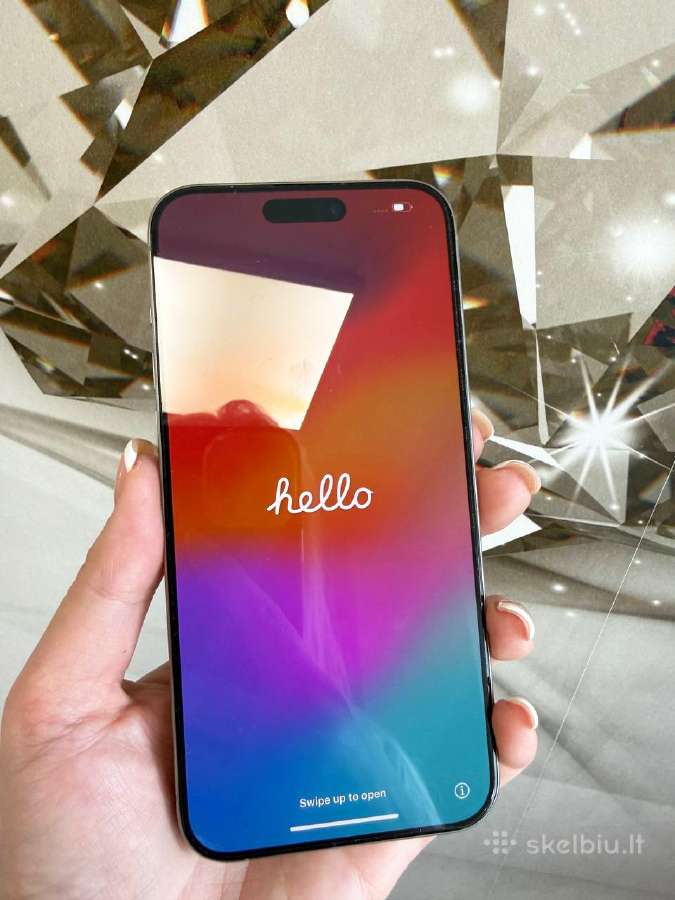 Apple iPhone 15 pro Max 512gb kaip naujas telefona