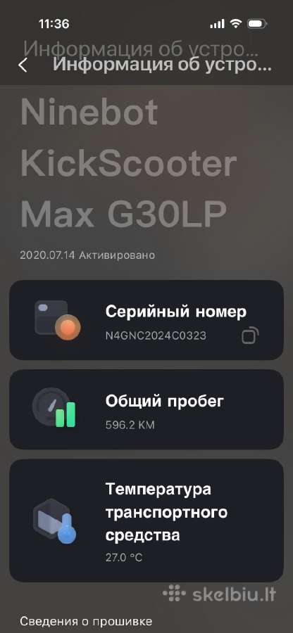 Segway Ninebot Kickscooter Max G30lp - nuotraukos Nr. 6