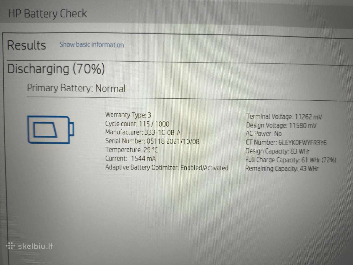 Fhd Ips i9-11950h 32gb 1tb SSD Rtx A3000 6gb 28% - nuotraukos Nr. 7