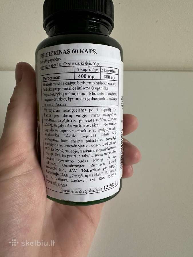 Maisto papildai “berberin - nuotraukos Nr. 2