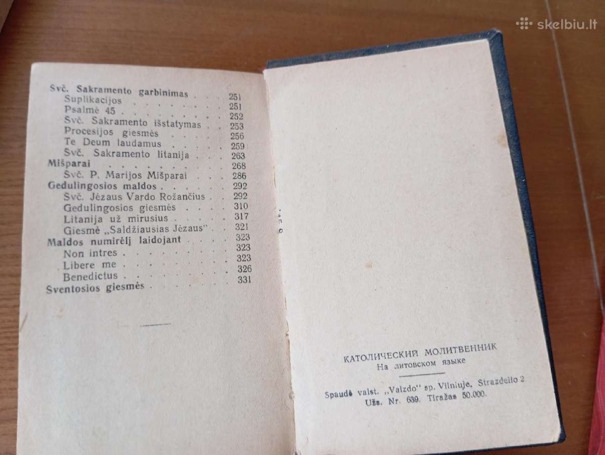 Maldaknygė 1956 antikvarinės knygos - nuotraukos Nr. 3