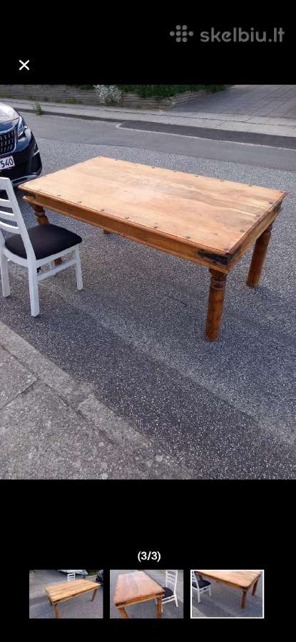Stalas svetaines 2m x 1m