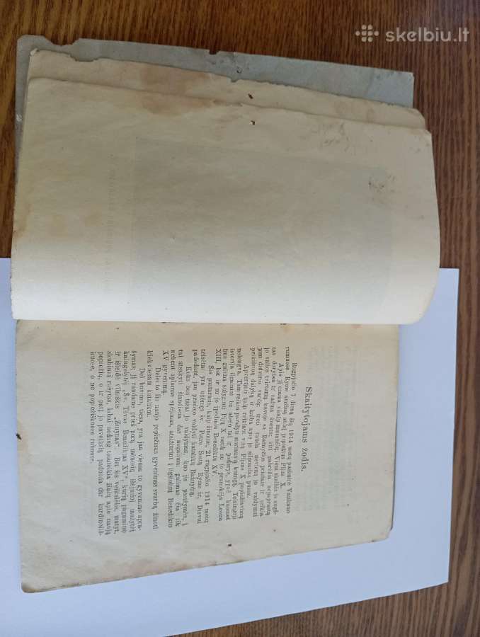 Antikvarinės knygos Naujasis popiežius 1914 - nuotraukos Nr. 4
