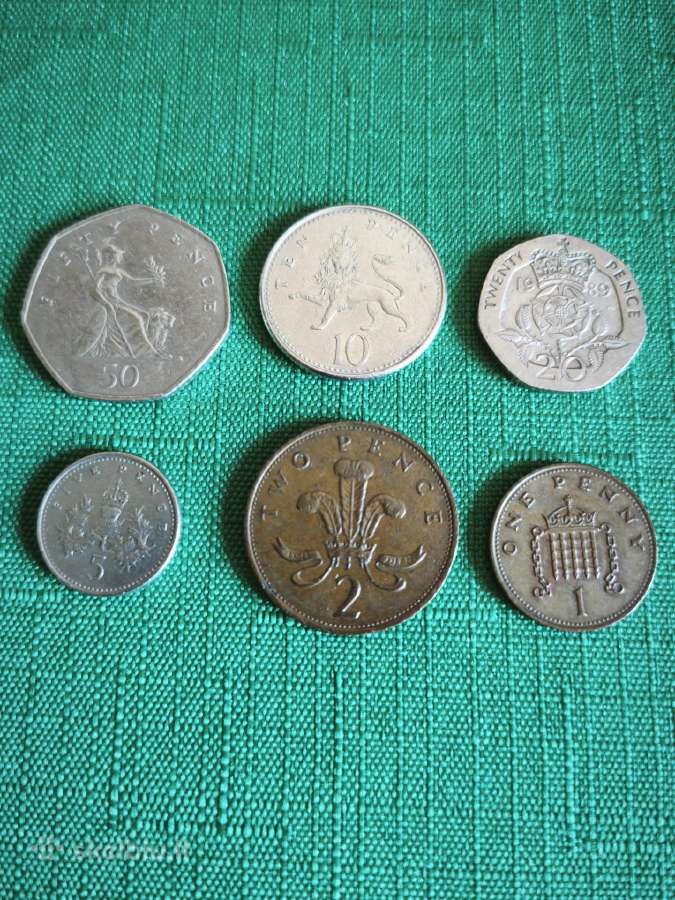 Didžiosios Britanijos monetos - nuotraukos Nr. 6