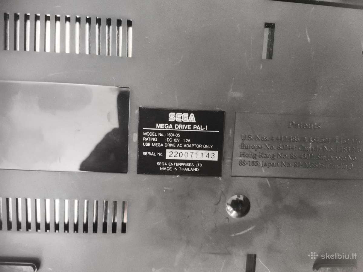 Sega Mega Drive 1 - nuotraukos Nr. 2