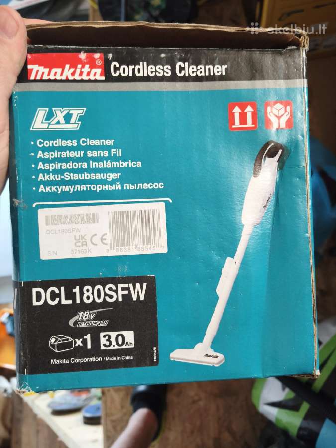 Makita Lxt Dcl180sfw 18v 3ah - nuotraukos Nr. 2