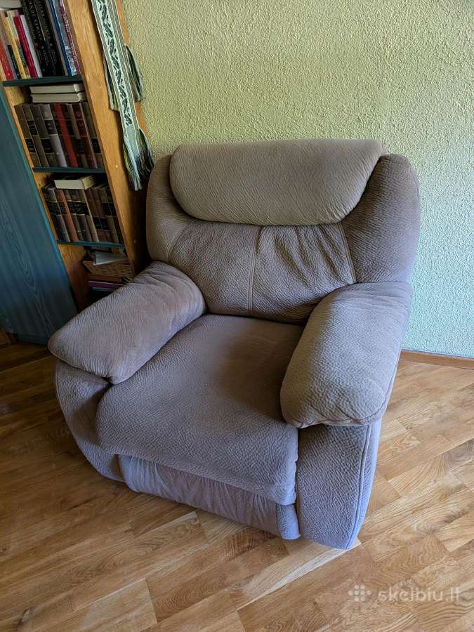 Sofa lova, fotelis reklaineris