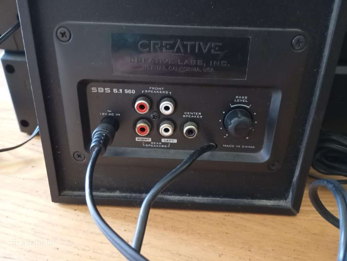 Subas "Creative" sbs 560 - nuotraukos Nr. 4