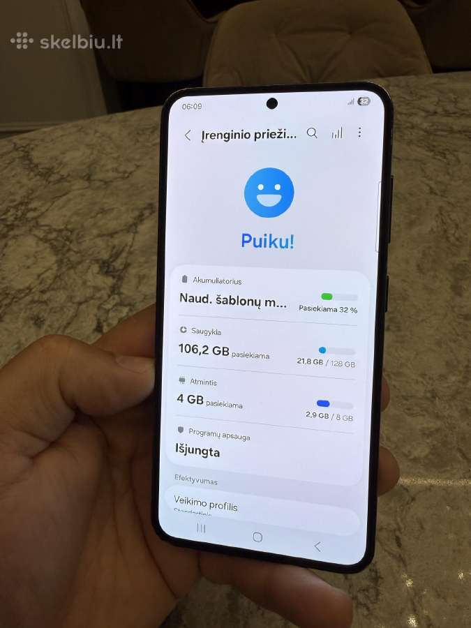 Samsung s23, 8/128gb - nuotraukos Nr. 4