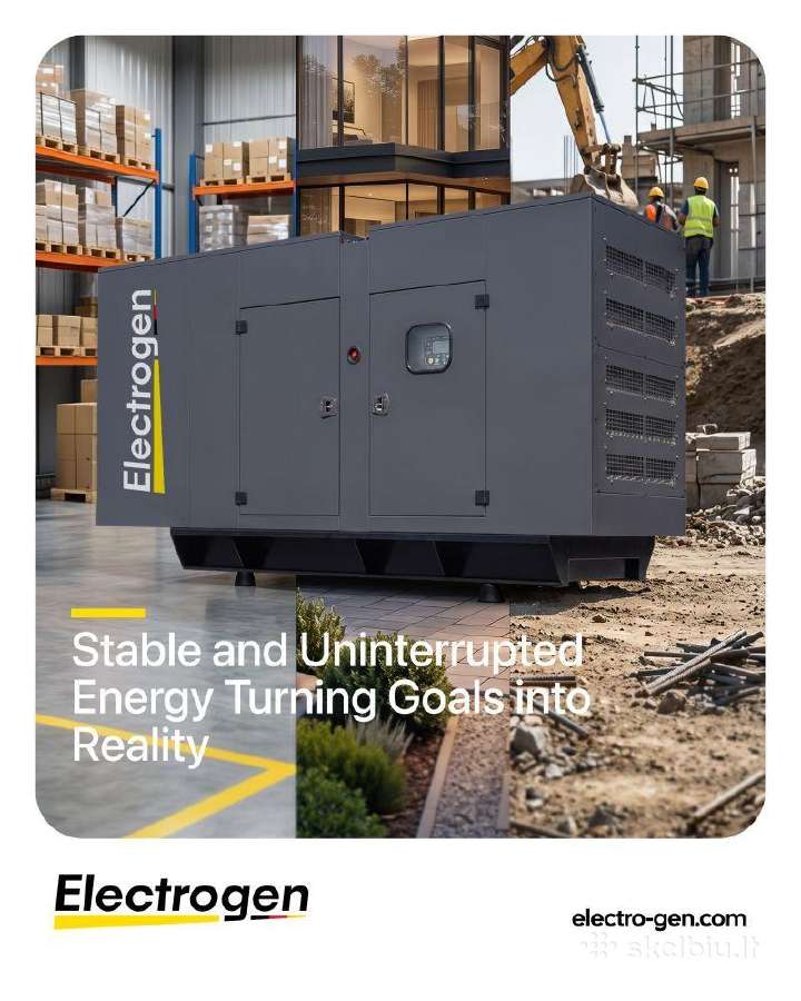 Dyzeliniai elektros generatoriai nuo 12kva - nuotraukos Nr. 11