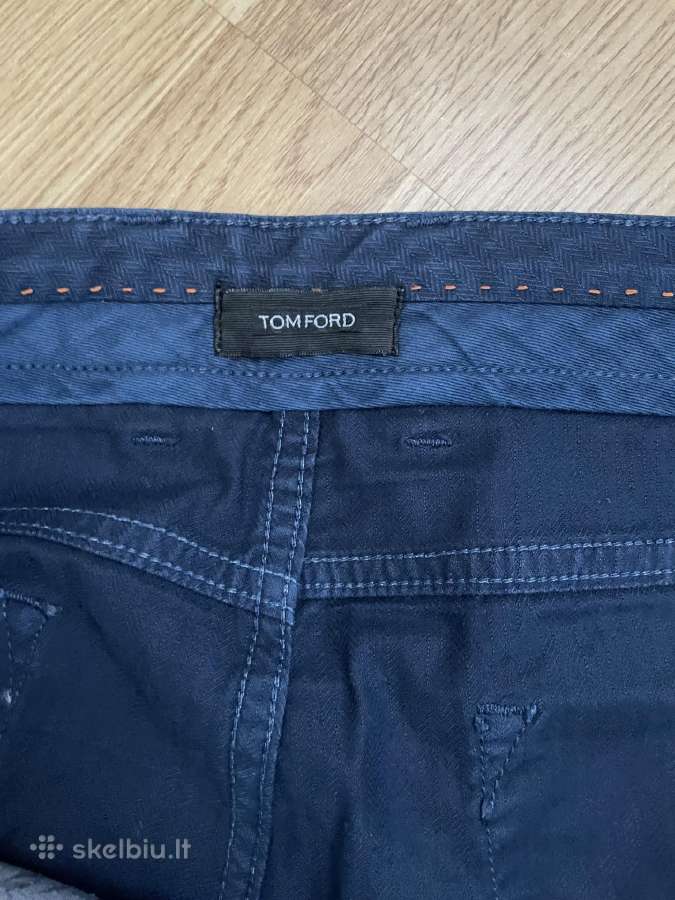 Tom Ford Slim Fit penkių kišenių kelnės - nuotraukos Nr. 4