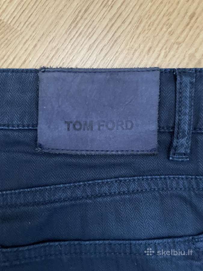 Tom Ford Slim Fit penkių kišenių kelnės - nuotraukos Nr. 3
