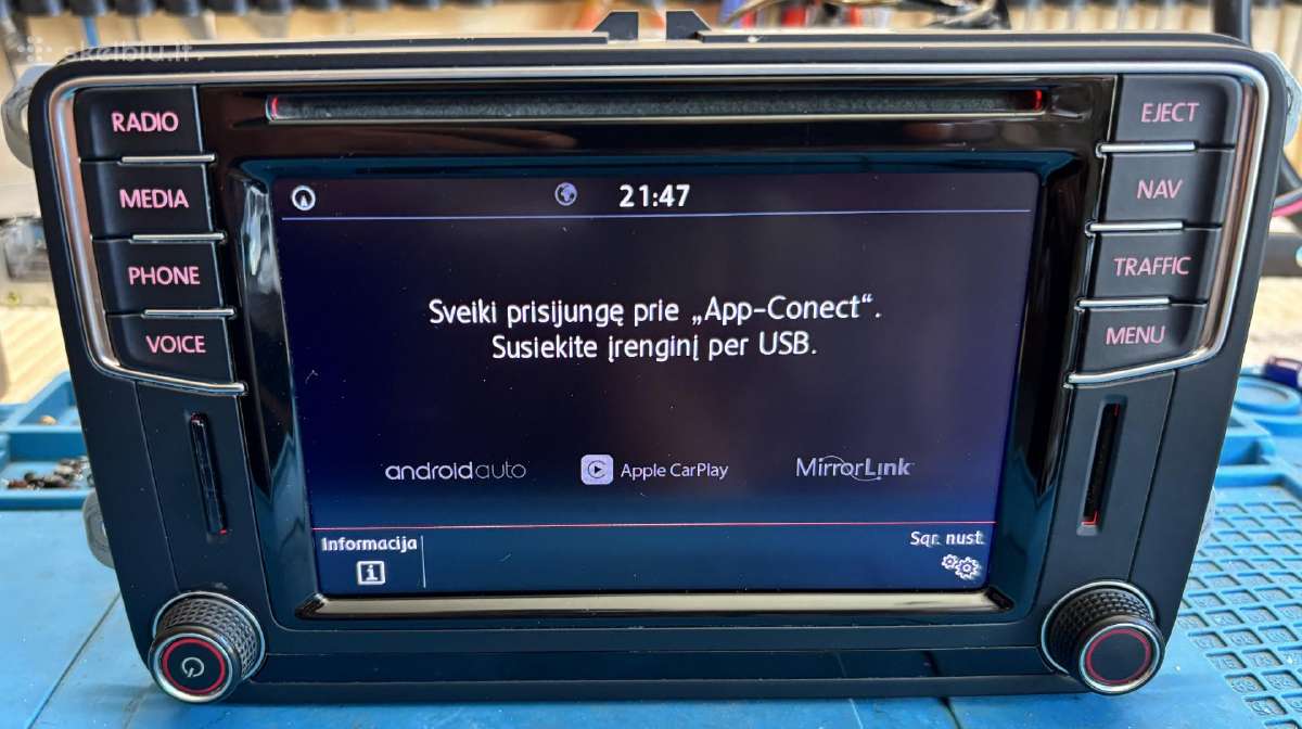 VW Discover Media Mib2 Carplay auto - nuotraukos Nr. 2