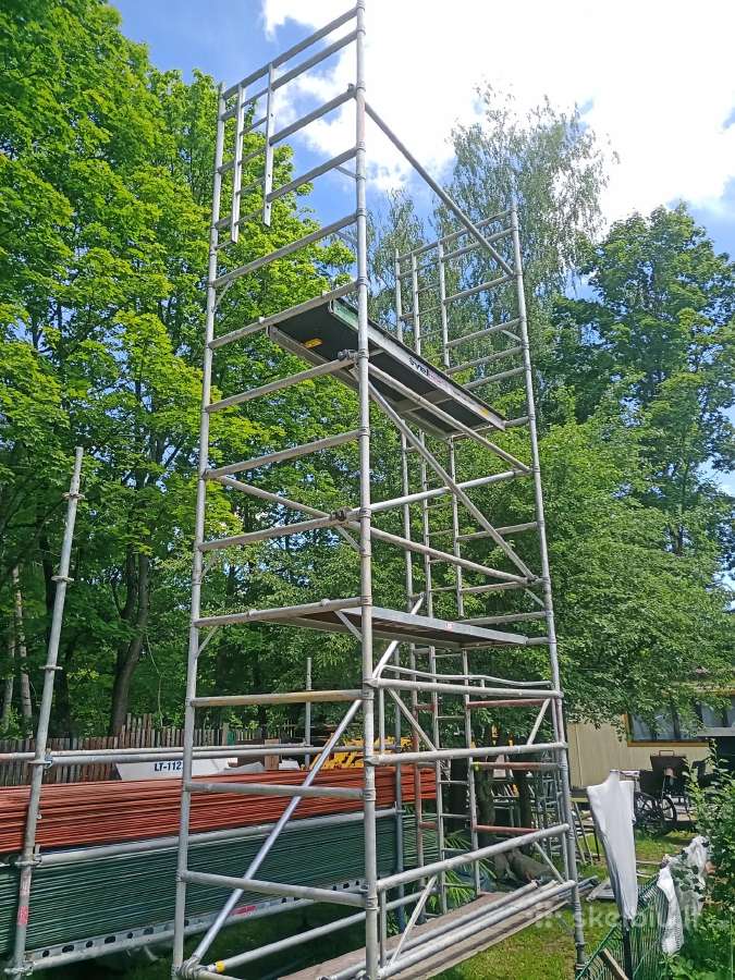 Aliuminiai Pastoliai 6m aukstis - nuotraukos Nr. 5