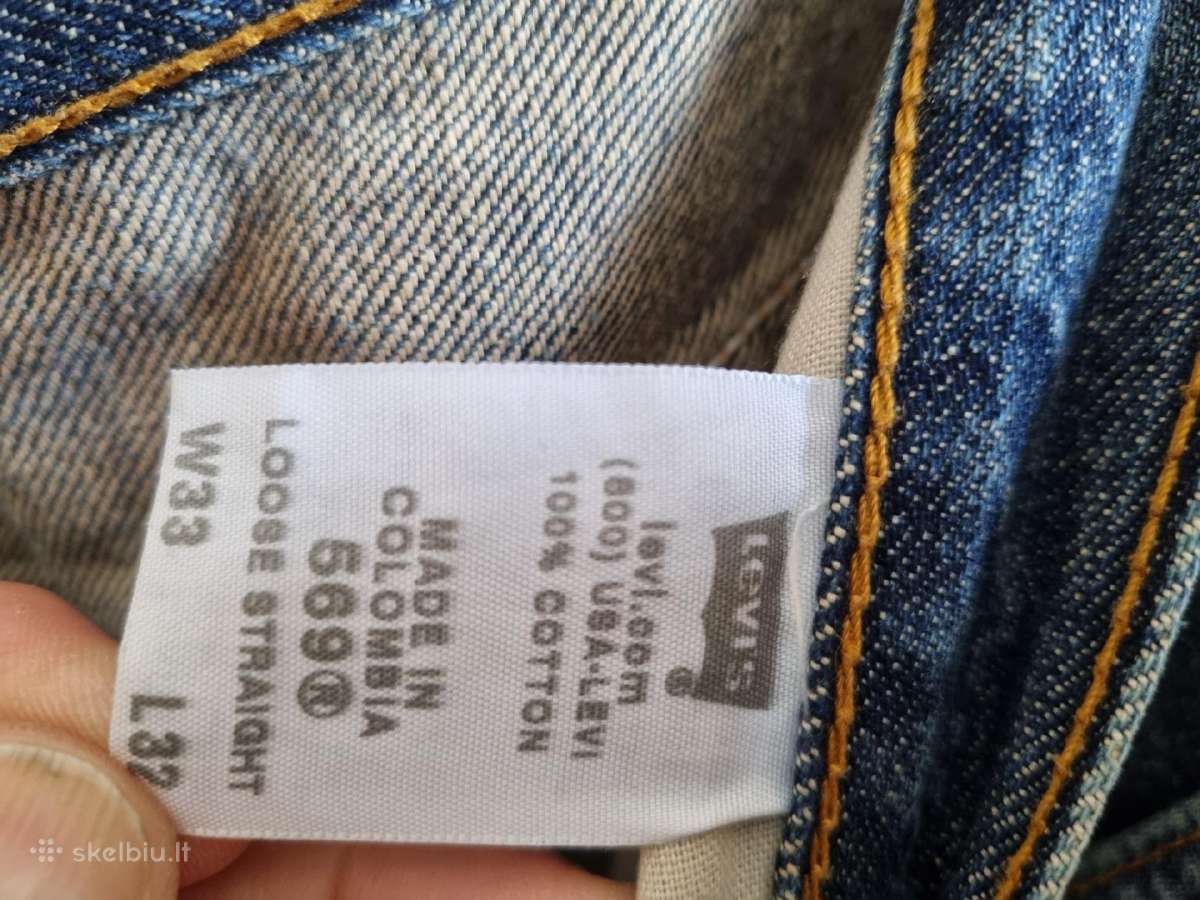 Džinsai Levi Strauss 569 W33 L32 - nuotraukos Nr. 4