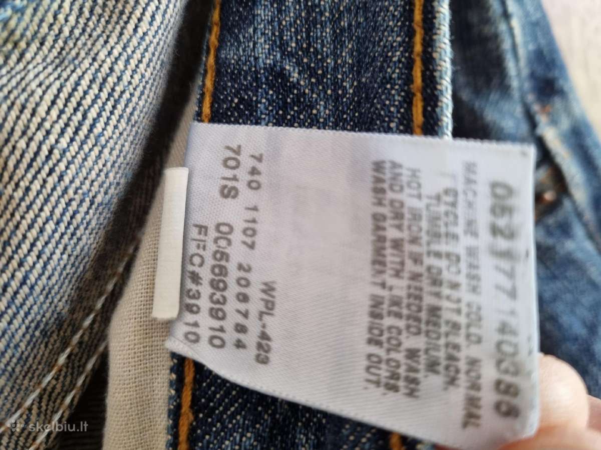 Džinsai Levi Strauss 569 W33 L32 - nuotraukos Nr. 5