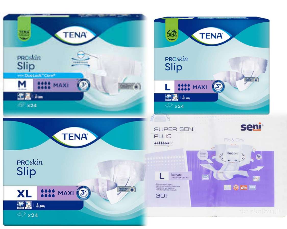 Sauskelnės suaugusiems Tena / Seni M L XL dydis