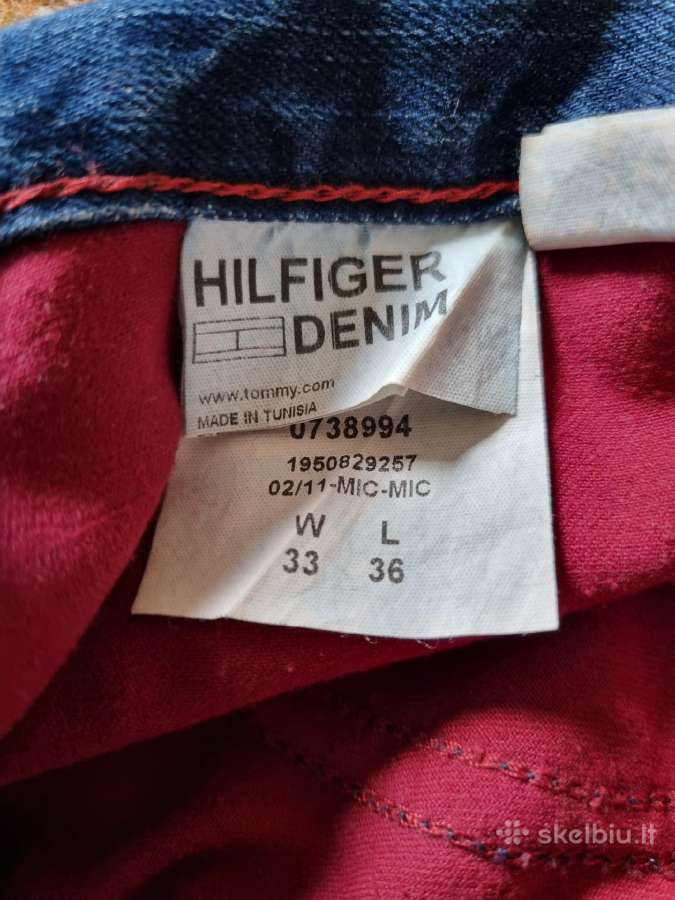 Džinsai Tommy Hilfiger woody comfort W33 - nuotraukos Nr. 13