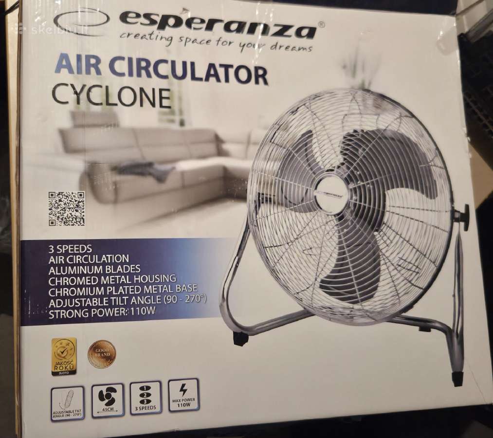 Esperanza Cyclone Ehf006 pastatomas ventiliatorius