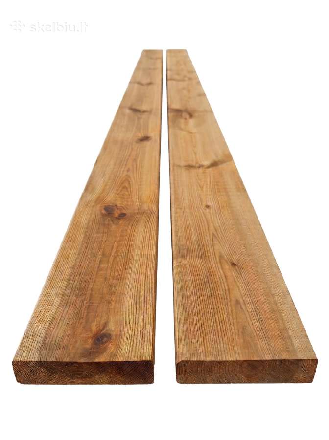 Terasinės lentos impregnuotos vakuumu, nuo 8,33 €/