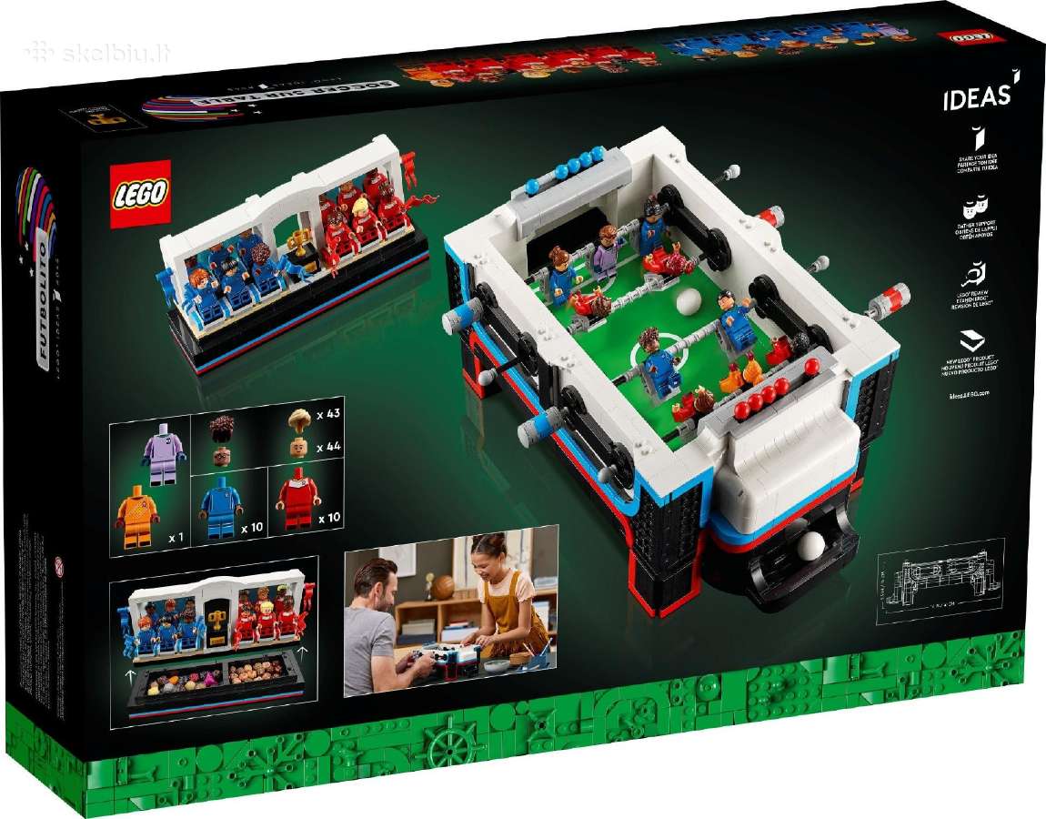 Naujas Lego 21337 Table Football - nuotraukos Nr. 3