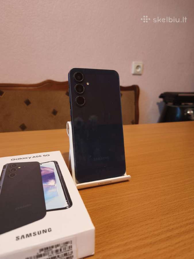 Juodas Samsung Galaxy A55,128gb - nuotraukos Nr. 2