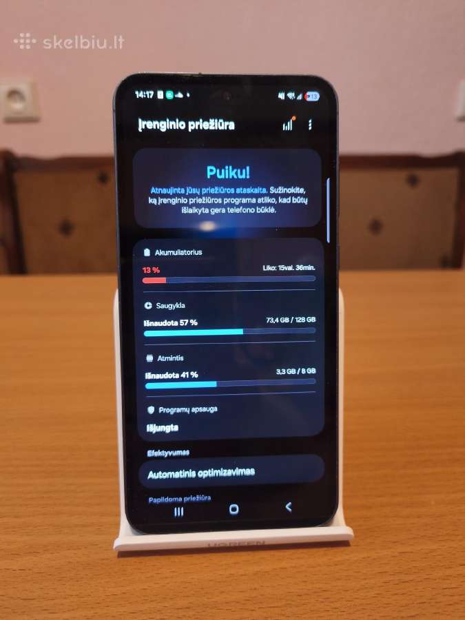 Juodas Samsung Galaxy A55,128gb - nuotraukos Nr. 8
