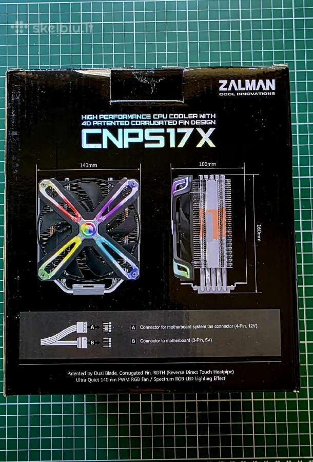 Cpu aušintuvas Zalman Cnps17x - nuotraukos Nr. 3