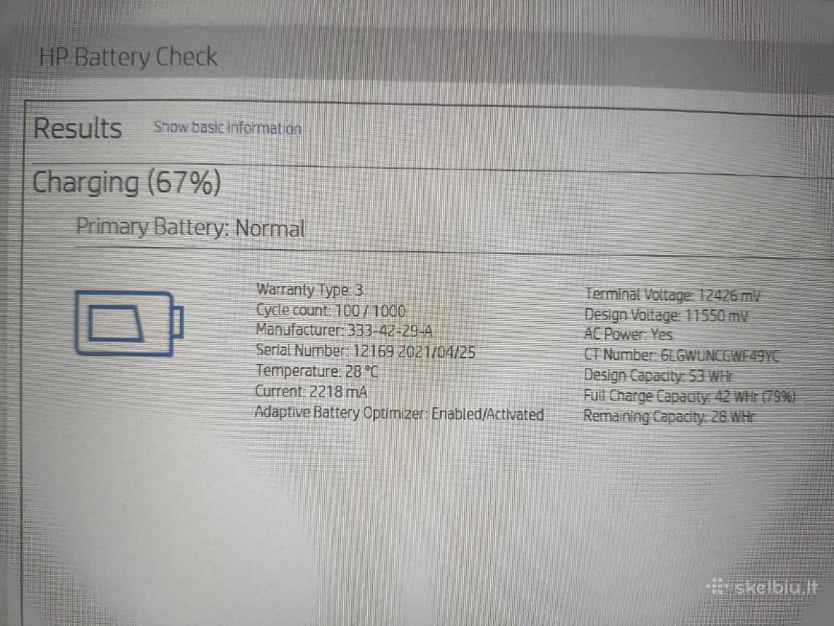 845 G7 14.0 Ips Ryzen 5 4650u 8gb 256gb 22% - nuotraukos Nr. 7