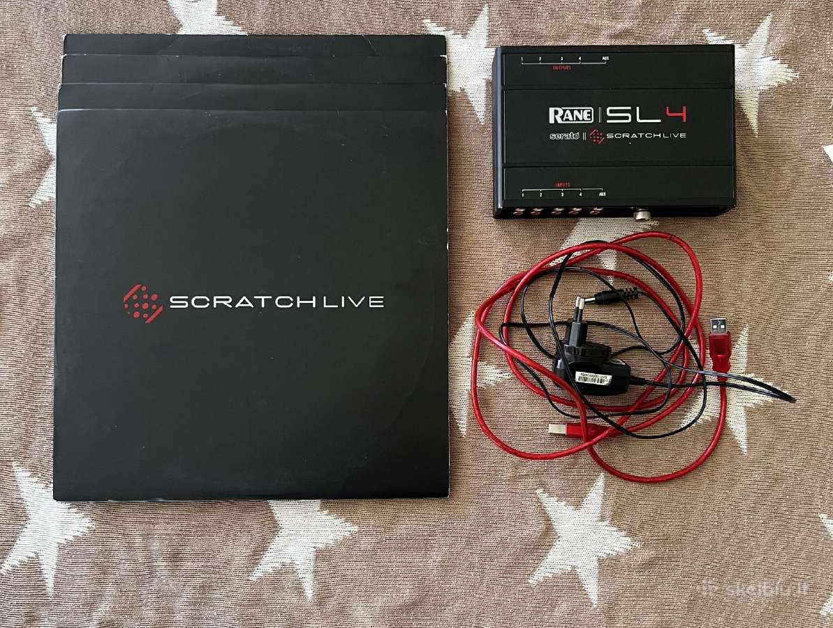 Rane Sl4 Scratch Live komplektas - nuotraukos Nr. 8