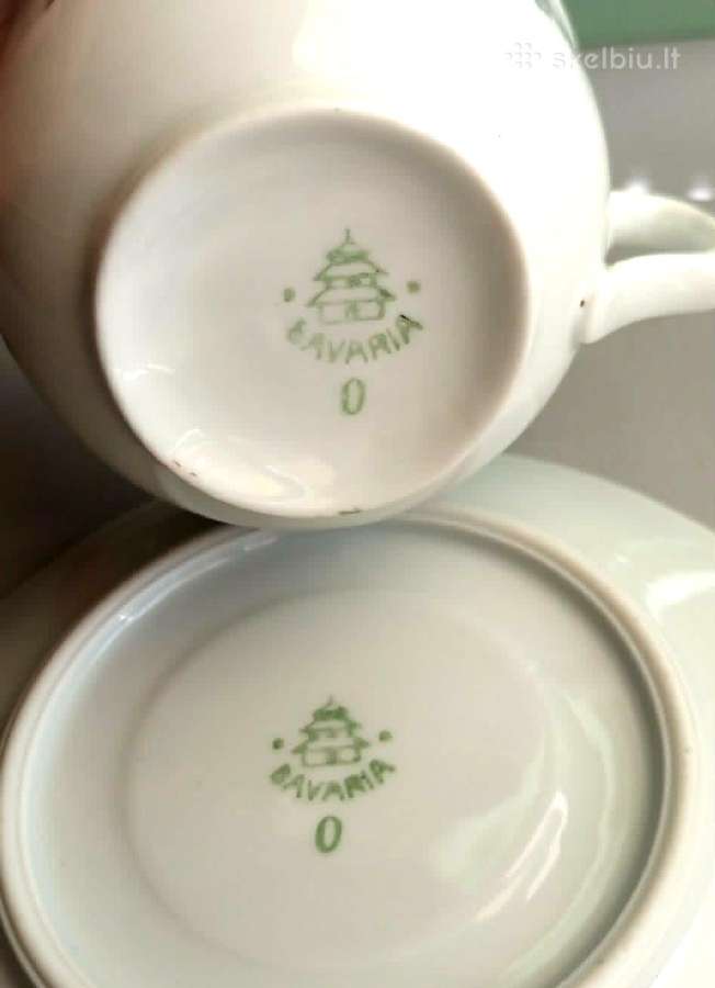 Puodeliai su lėkštutėm, 200ml, 2vnt., Bavaria - nuotraukos Nr. 5