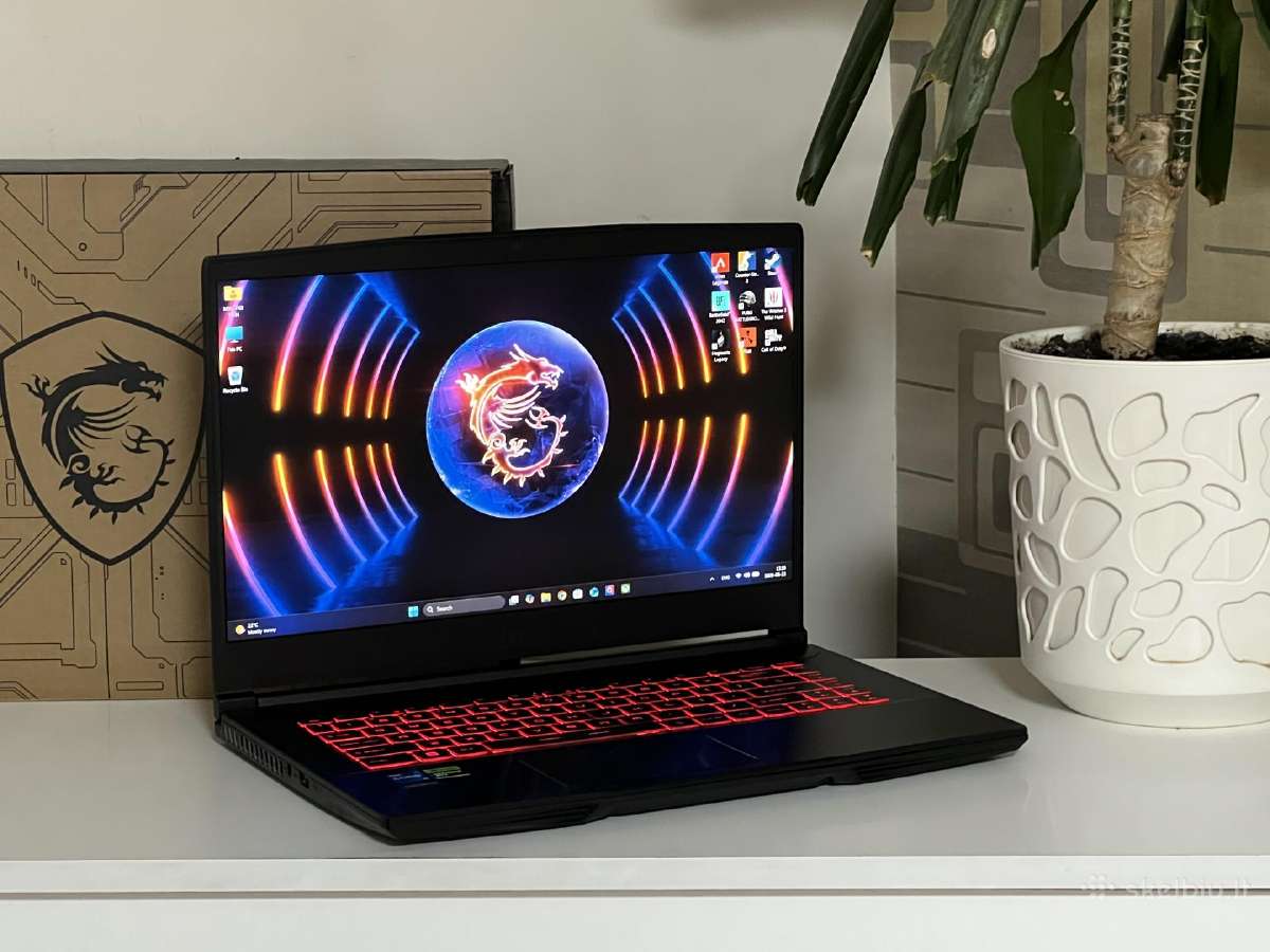 Parduodamas Msi Gf63 su Rtx 4050, I5-12k, 144hz.