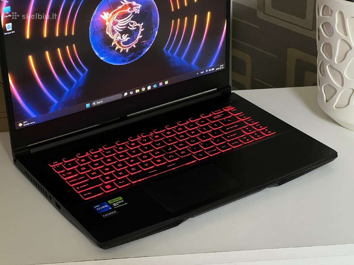 Parduodamas Msi Gf63 su Rtx 4050, I5-12k, 144hz. - nuotraukos Nr. 3