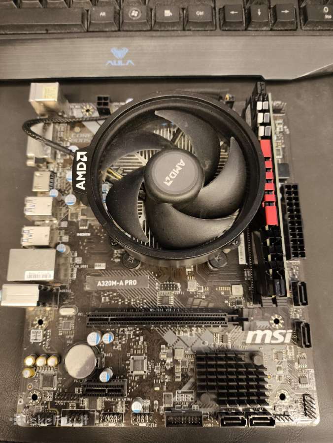 A320m-a Pro + Ryzen 5 1600 + 16gb RAM + 500w