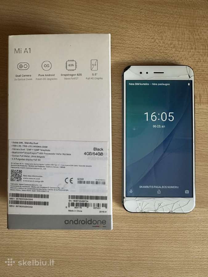 Telefonas Xiaomi Mi A1 - nuotraukos Nr. 2