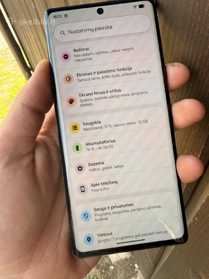 Google Pixel 6 Pro - nuotraukos Nr. 5