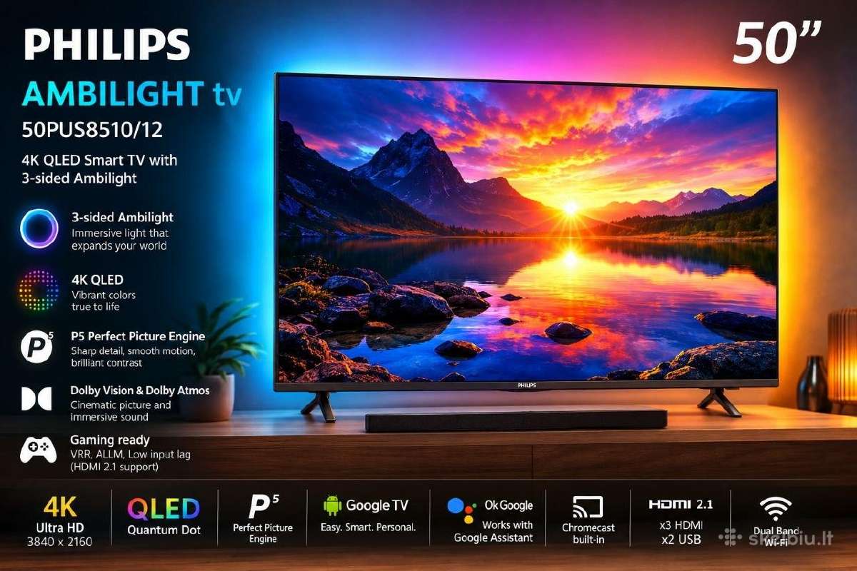 Smart TV Philips Ambilight